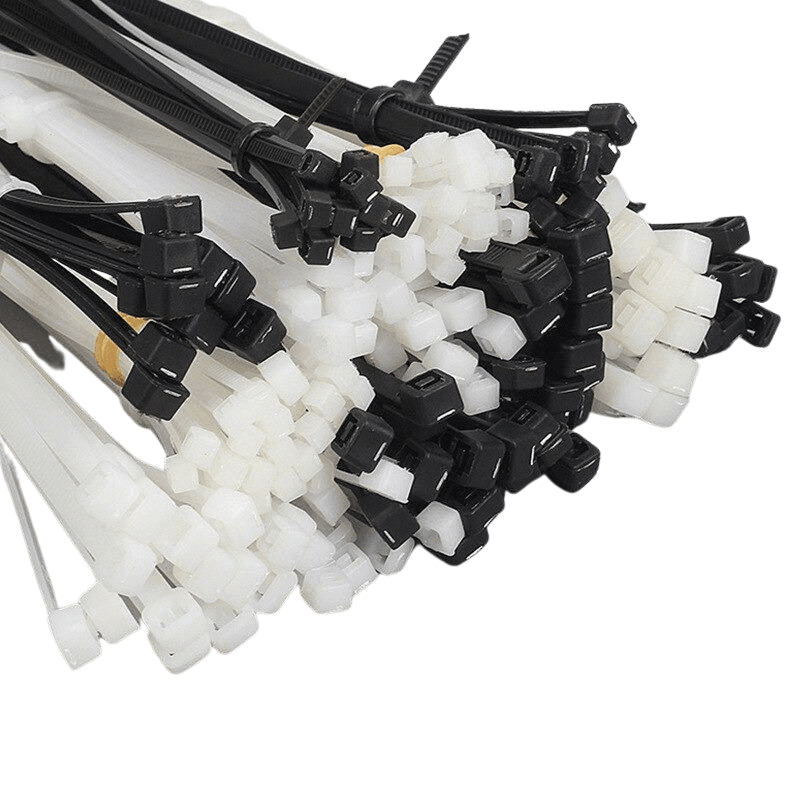 Colliers de serrage pour fixation (lot de 100) vue de dessous