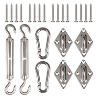 Kit de fixation pour voile d'ombrage