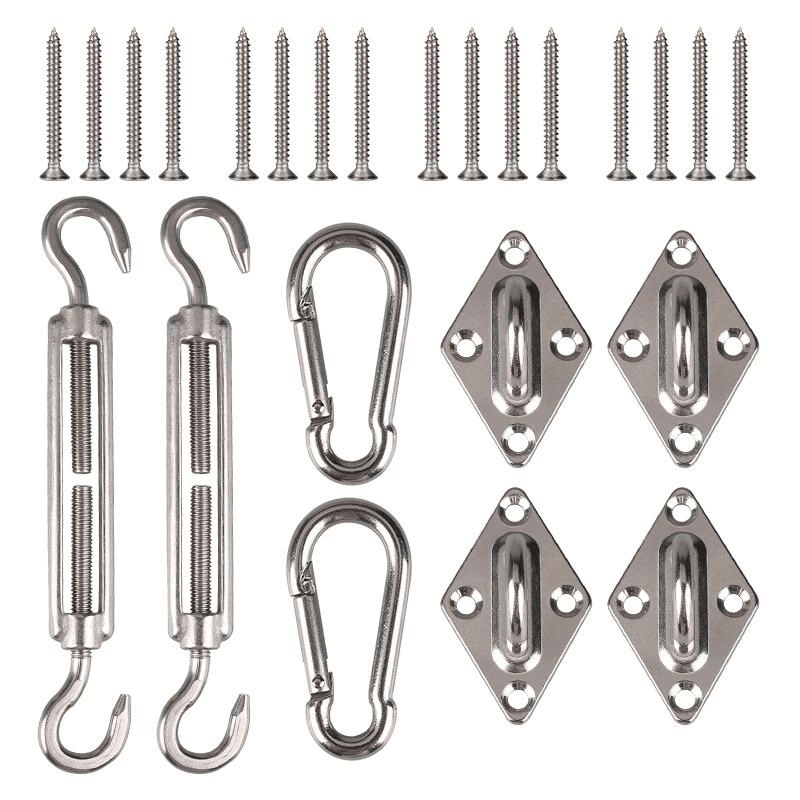 Kit de fixation pour voile d'ombrage