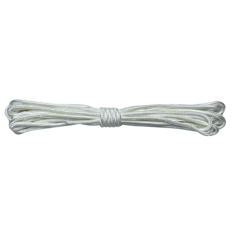 Corde de fixation en polyester tressé — détail de la matière