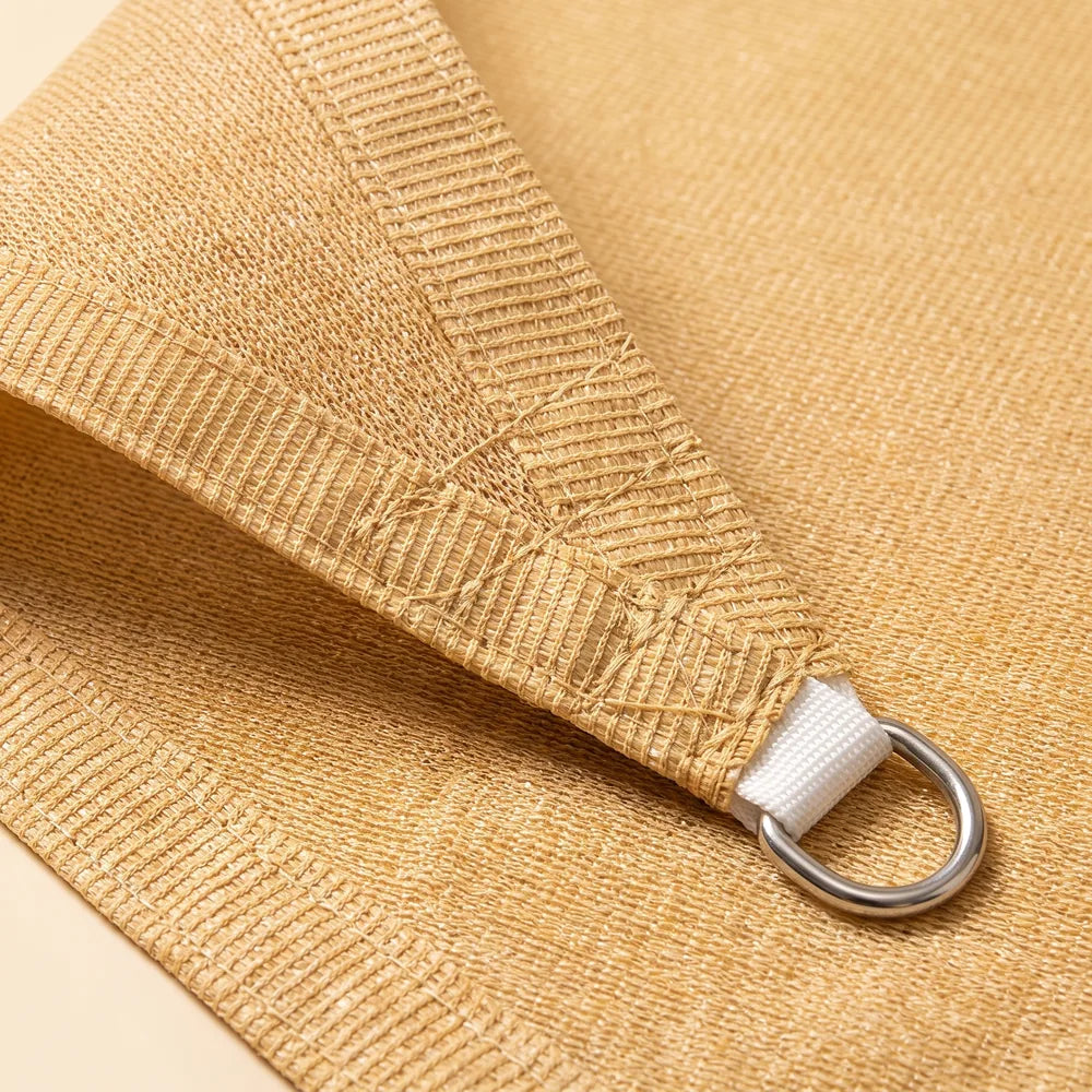 Voile d'ombrage triangulaire sable