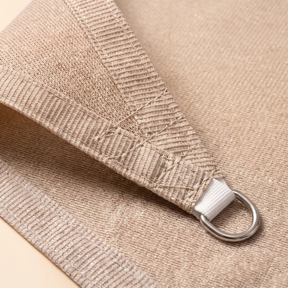 Voile d'ombrage triangulaire taupe