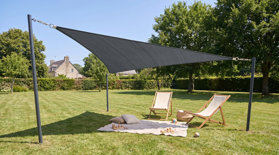 Dans un jardin