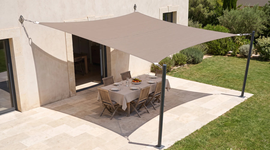 Sur une terrasse